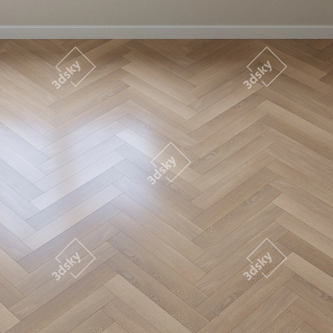 French Oak Parquet Board - Upofloor's Elegance 3D model image 3