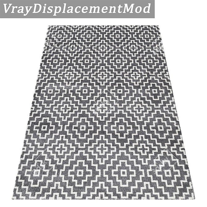 High-Quality Carpet Set with 3 Variants 3D model image 3