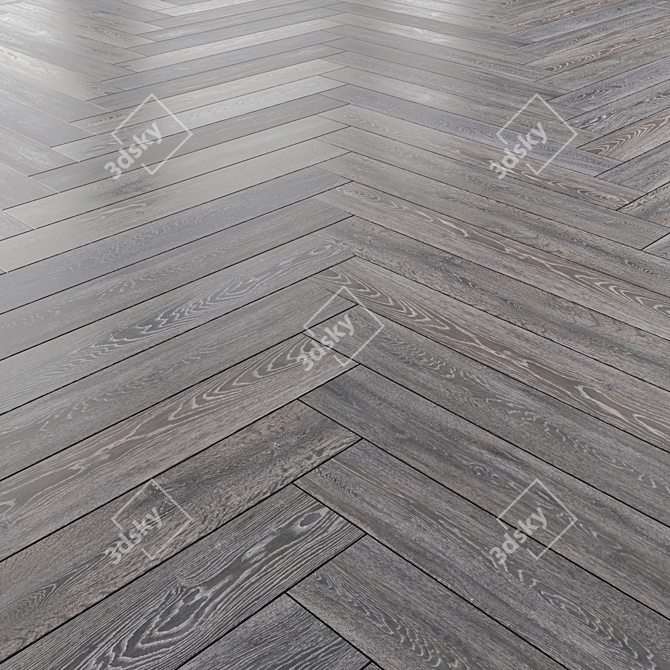 Versatile Laminate Flooring: 3 Layout Options, Editable Poly, 7 Tile Textures 3D model image 4