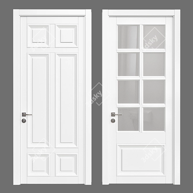 Elegant Entryway Solution - Door 32 3D model image 1