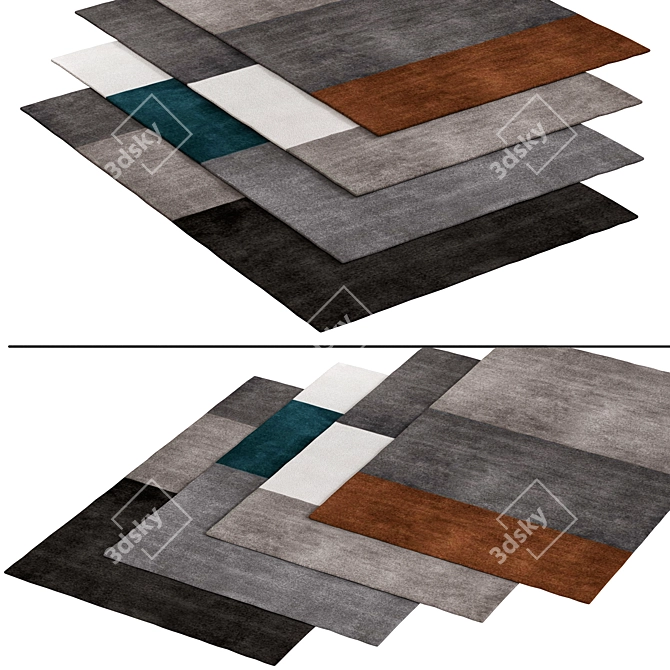 Soft and Stylish Carpet, 200x300 cm 3D model image 2
