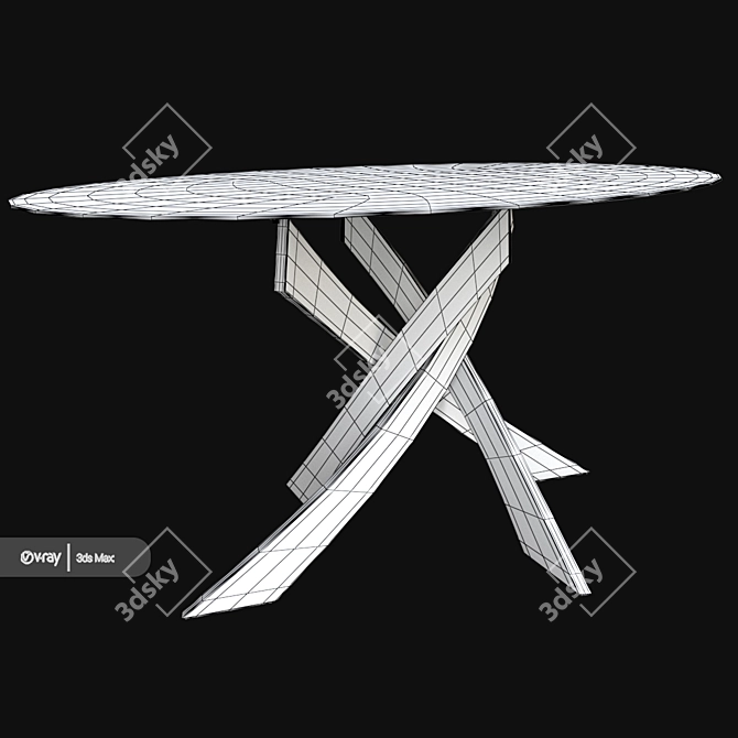 Modern Orren Ellis Coffee Table 3D model image 3