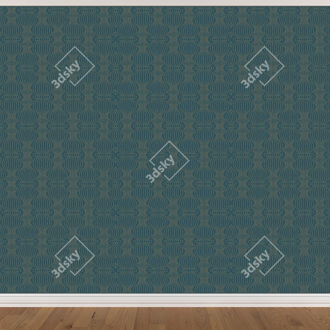 Seamless Wallpaper Set - 3 Colors 3D model image 4