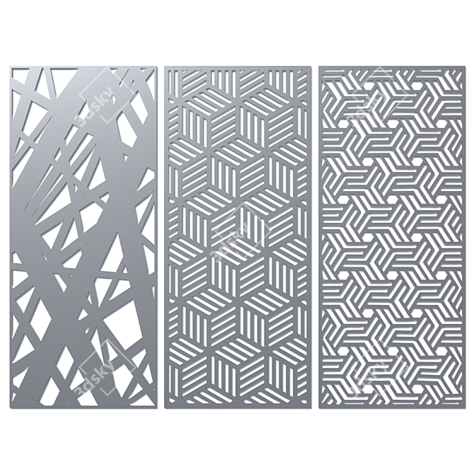 Stylish Ventilation Grilles for Design-conscious Spaces 3D model image 1