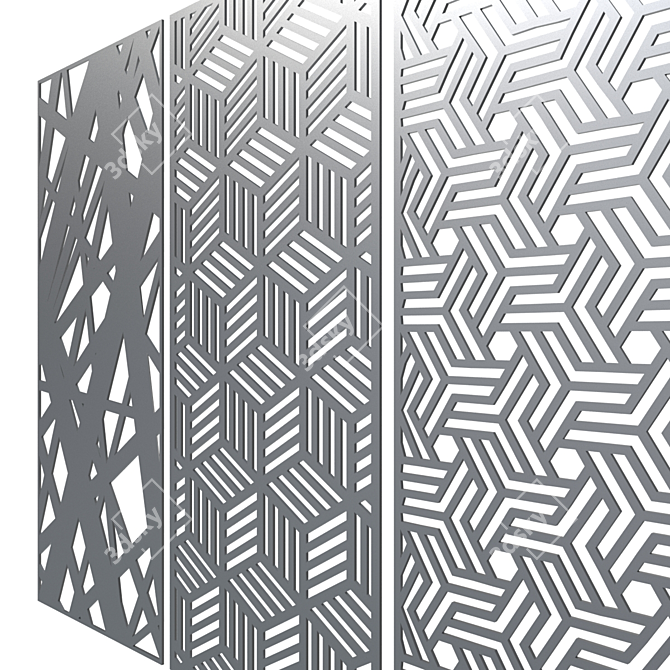 Stylish Ventilation Grilles for Design-conscious Spaces 3D model image 2