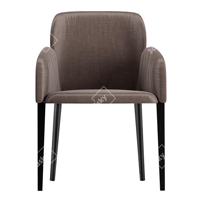 Busnelli Zip: Sleek and Stylish Chair 3D model image 2