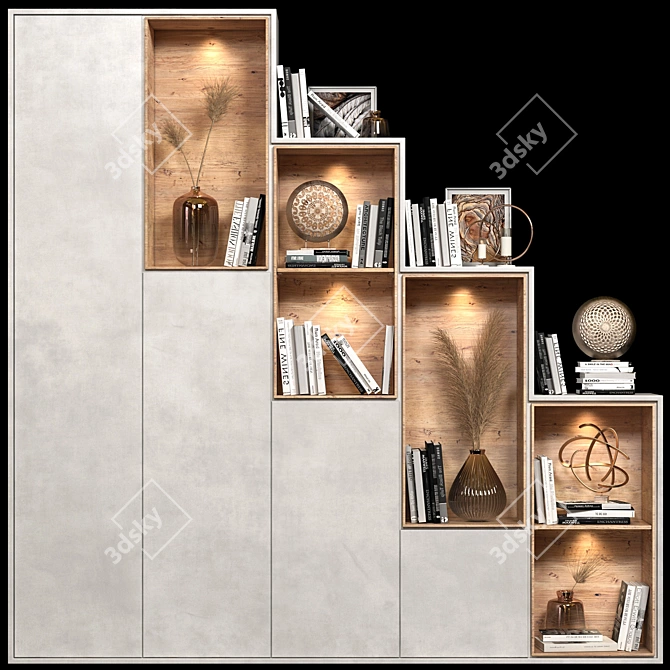Elegant Storage Solution: Decorative Wardrobe 3D model image 1