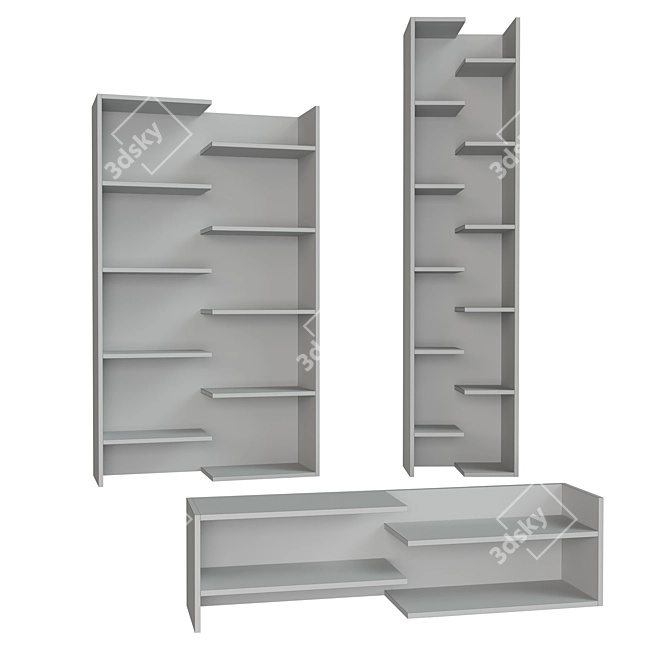 Modern Bookcase by Desalto 3D model image 2