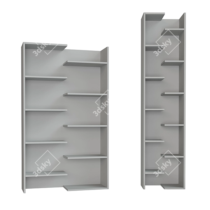 Modern Bookcase by Desalto 3D model image 4