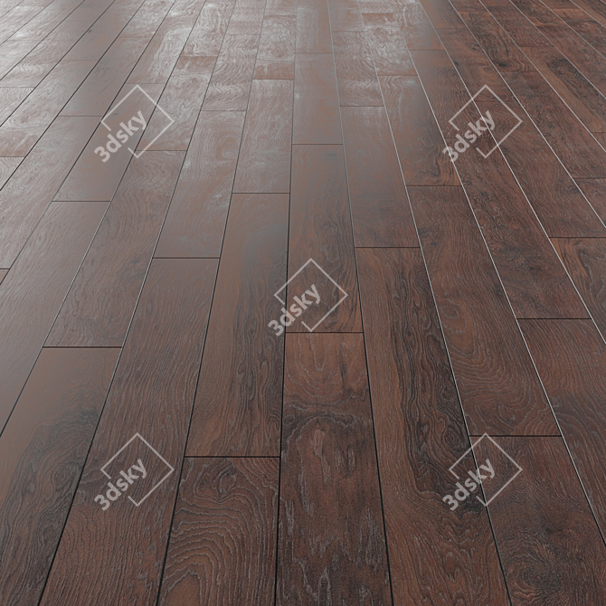 Multi-Pattern Laminate Flooring 3D model image 2