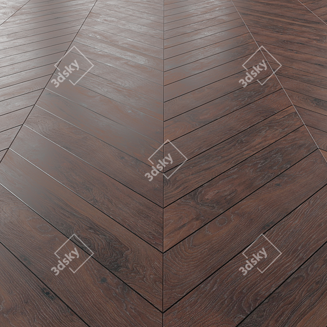 Multi-Pattern Laminate Flooring 3D model image 3