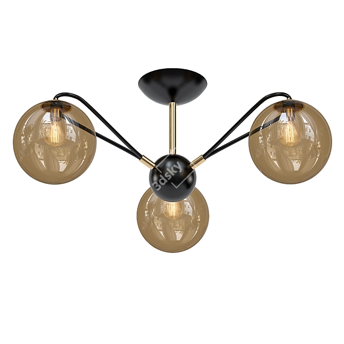 Sirius S2063/3H Loft Ceiling Chandelier 3D model image 1