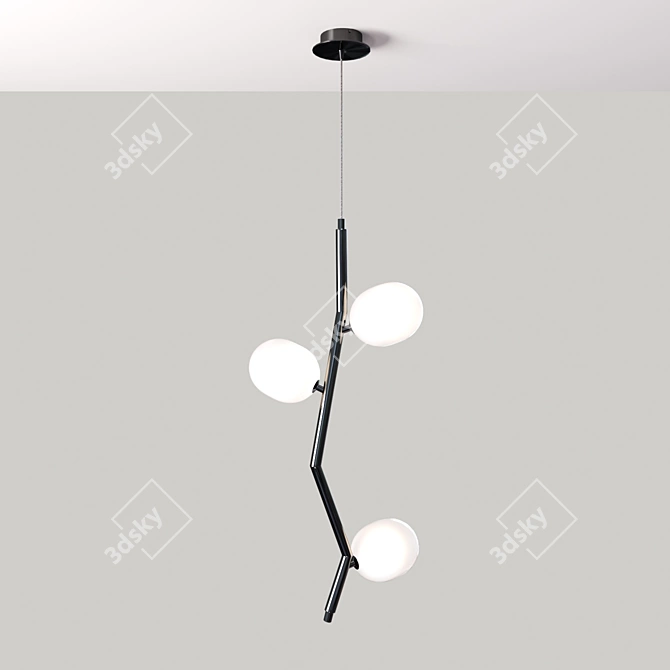 Stylish Branch Pendant Light 3D model image 3