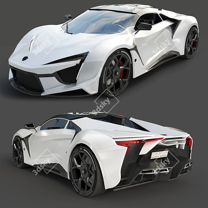 Fenyr Supersport: Ultimate Luxury 3D model image 1