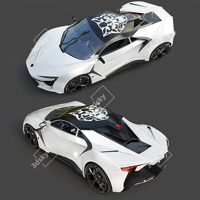 Fenyr Supersport: Ultimate Luxury 3D model image 3