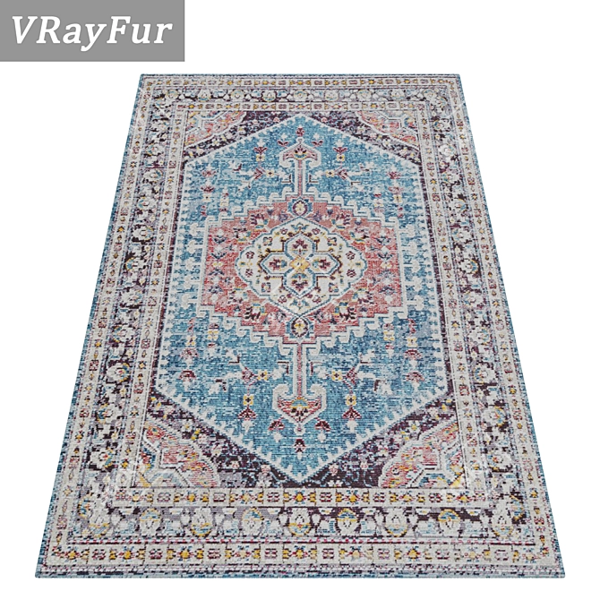 Versatile High-Quality Carpet Set 3D model image 2