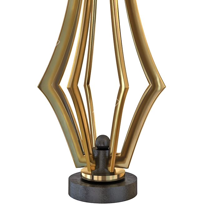 Sleek Illumination: Modern Table Light 3D model image 2