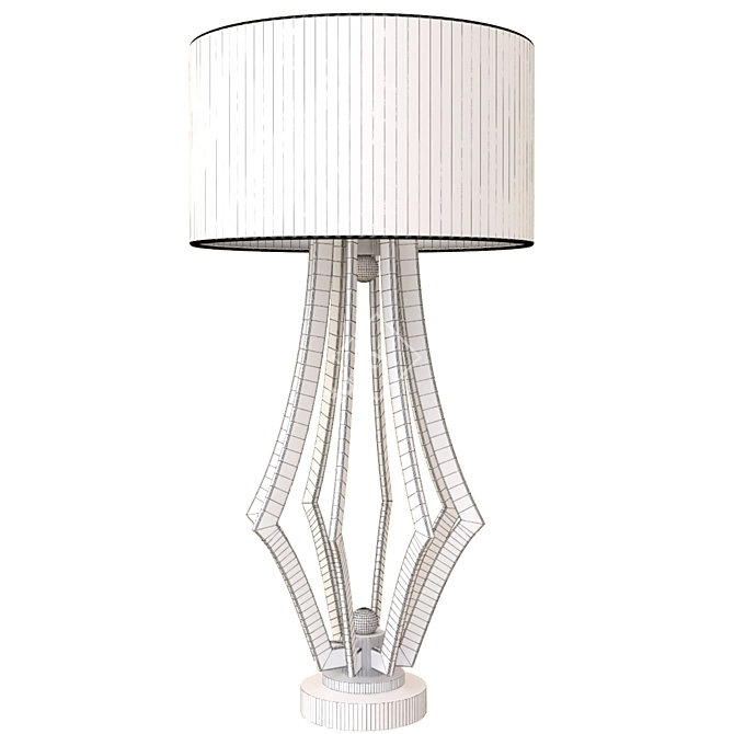 Sleek Illumination: Modern Table Light 3D model image 4