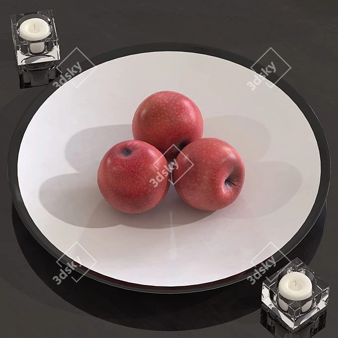 Modern Decor Table Set 3D model image 4