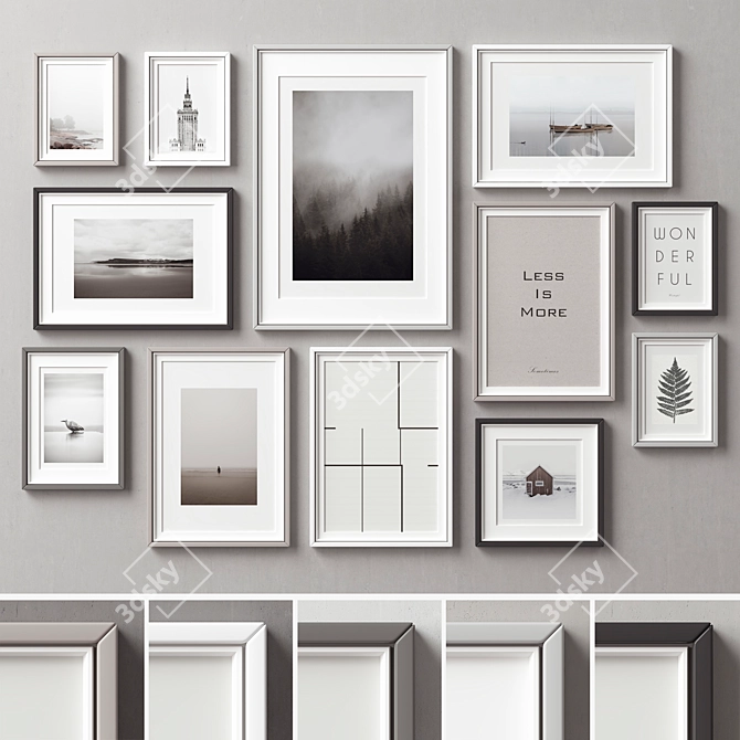 Elegant Frame Collection - 182 3D model image 1