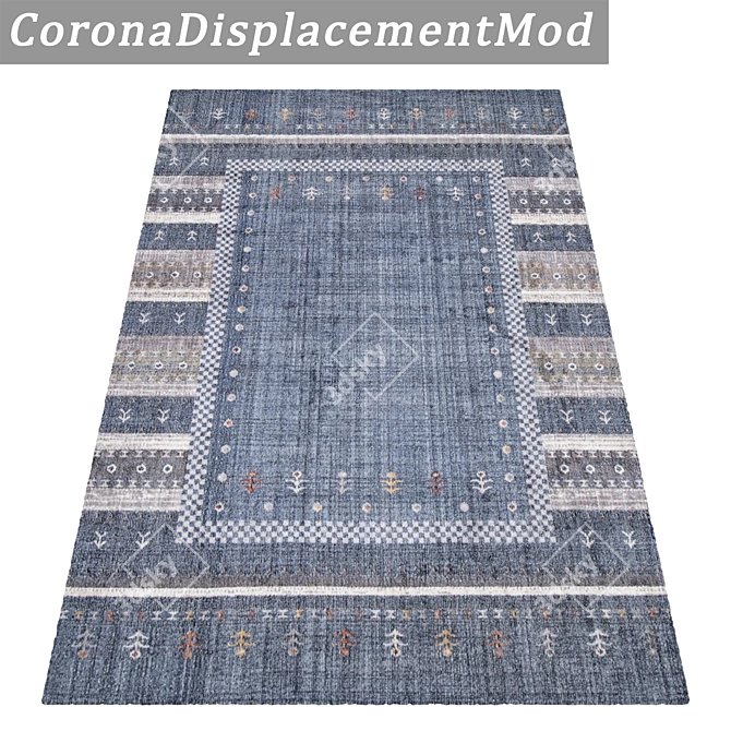 Versatile Carpets Set - High-Quality Textures 3D model image 4
