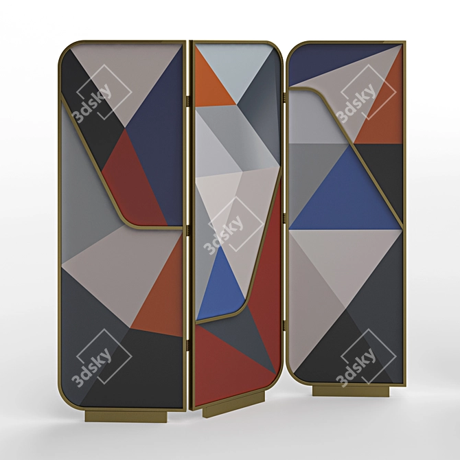 Screen Folding shade by Carlo Donati Studio

Folding Shade: Brass Frame, Hand-Painted Wood Panel 3D model image 1