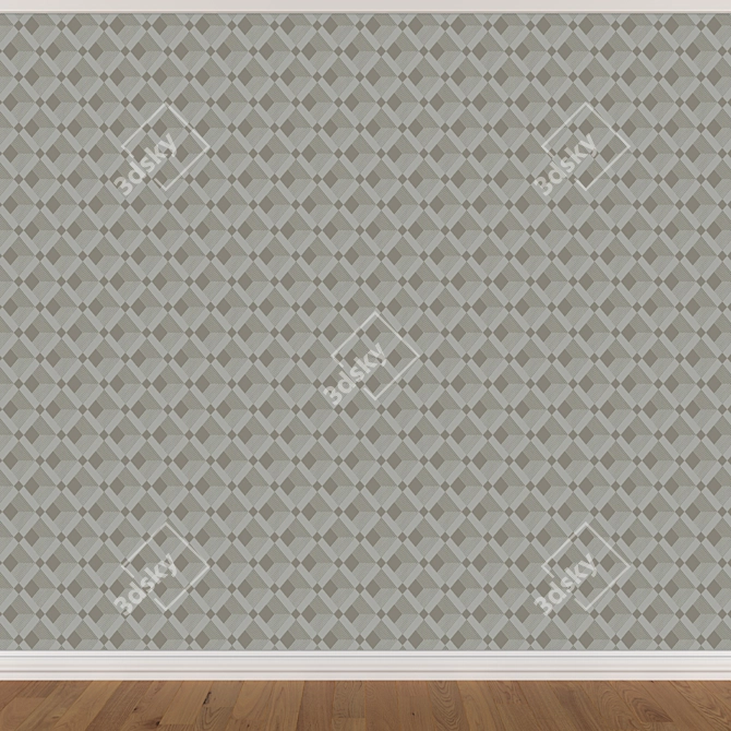 Versatile Seamless Wallpaper Set 3D model image 2