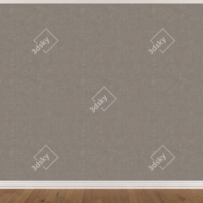 Seamless Wallpaper Set: 3 Colors 3D model image 2