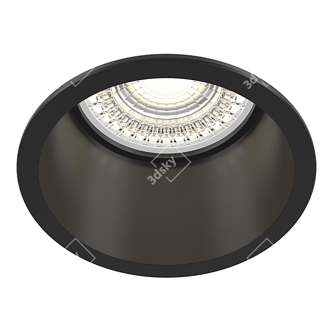 Minimalist Recessed Ceiling Lamp 3D model image 1