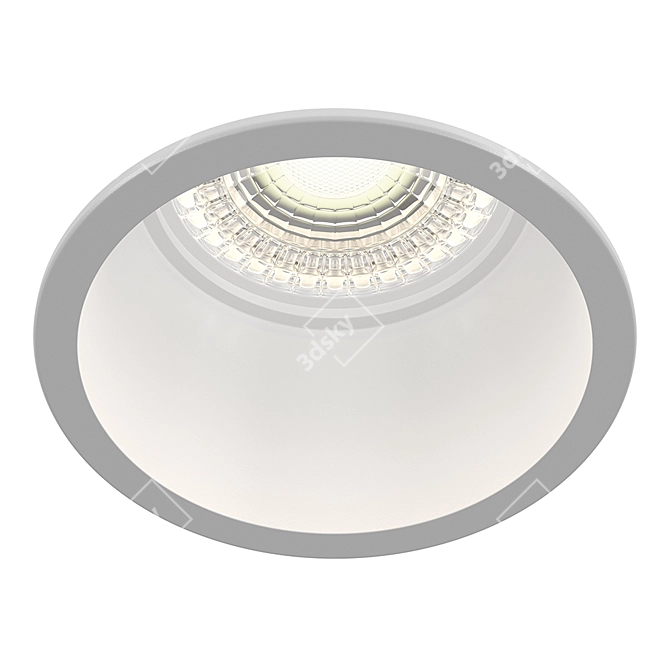 Minimalist Recessed Lamp - Maytoni DL049 3D model image 1