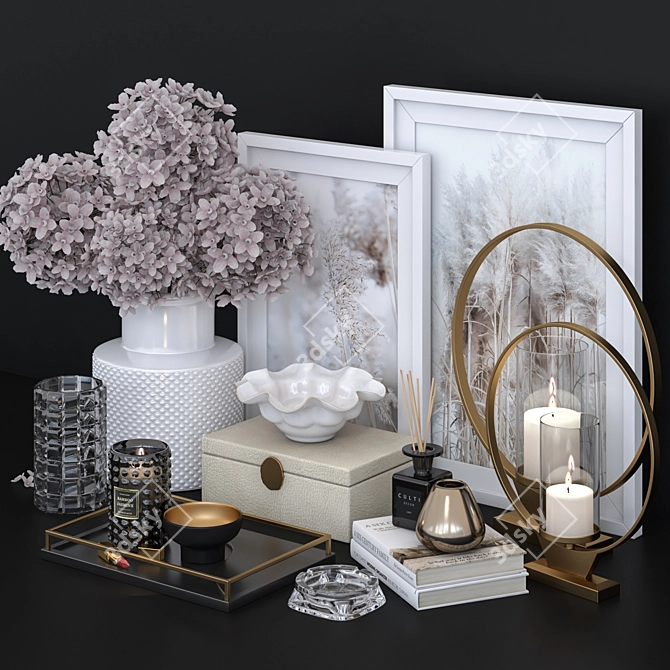 3D Decorative Set: Versatile Formats 3D model image 6