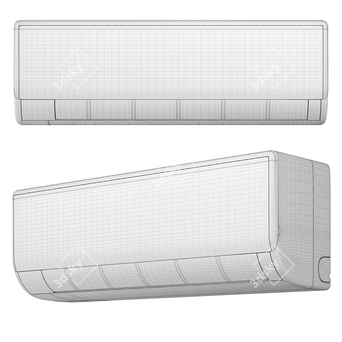 LEBERG Compact Air Conditioner 3D model image 4