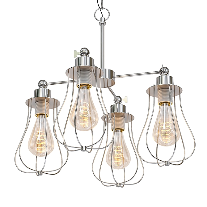 Divinare SP-4 Ofelia Pendant Chandelier 3D model image 1