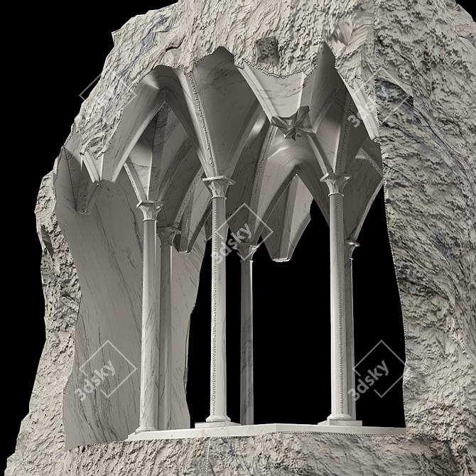 Sculpted Marble Masterpiece 3D model image 3