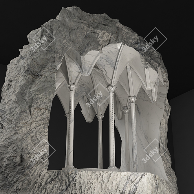 Sculpted Marble Masterpiece 3D model image 4