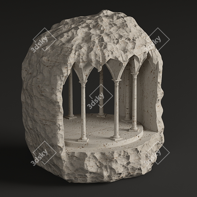 Sculpted Marble Masterpiece 3D model image 6