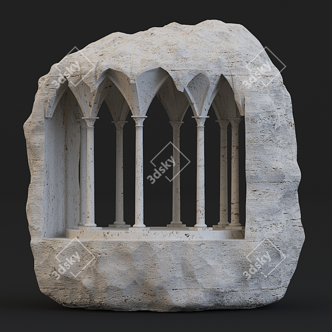 Sculpted Marble Masterpiece 3D model image 12