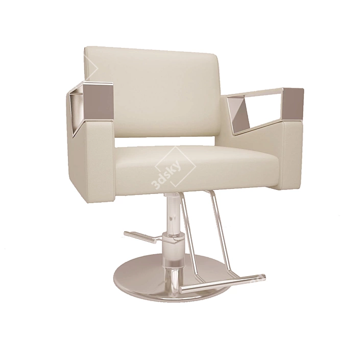 Salon Styling Chair 3D model image 1