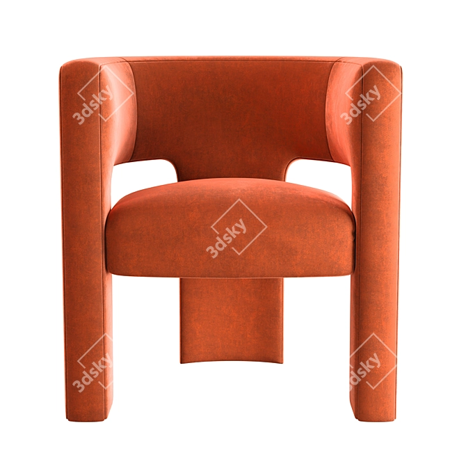 Sculpt Chair - Stylish and Sturdy Seating 3D model image 2