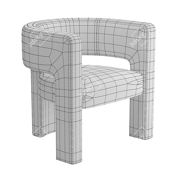 Sculpt Chair - Stylish and Sturdy Seating 3D model image 3