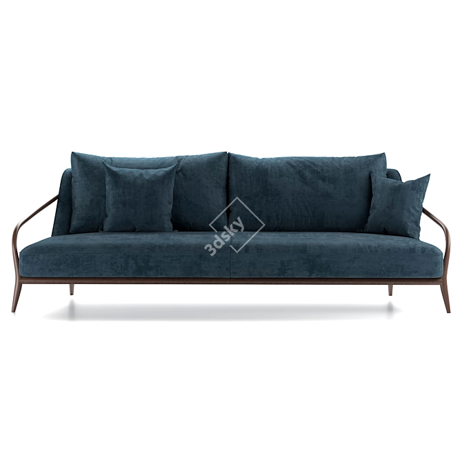 Elegant Ulivi Sofa: Doris 3D model image 2