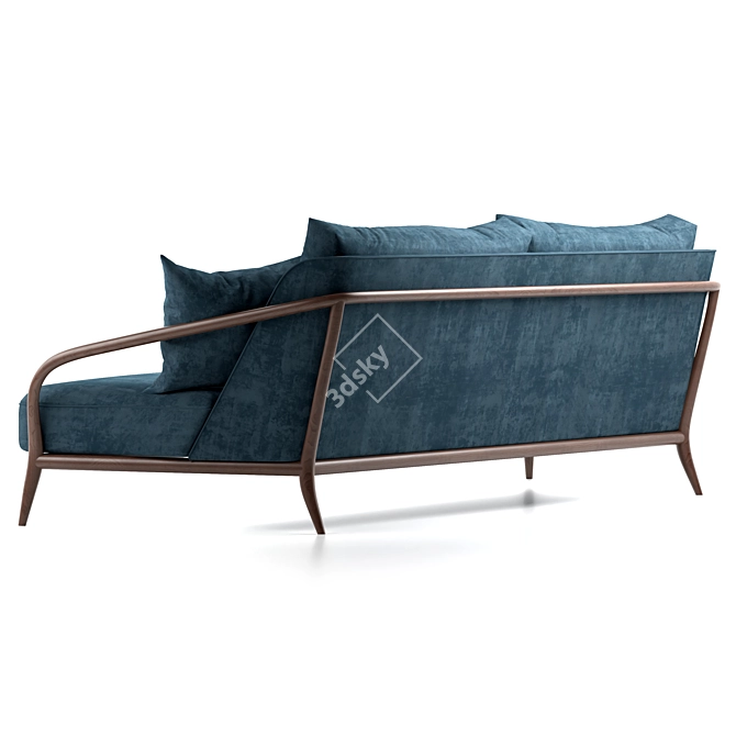 Elegant Ulivi Sofa: Doris 3D model image 3