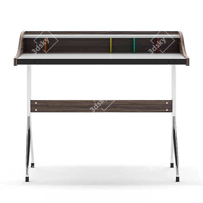  Modern Vitra Home Desk 3D model image 3