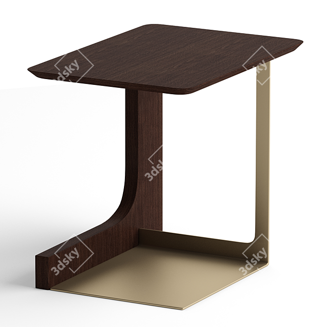 Natuzzi Winston Coffee Table: Sleek and Stylish Design 3D model image 2