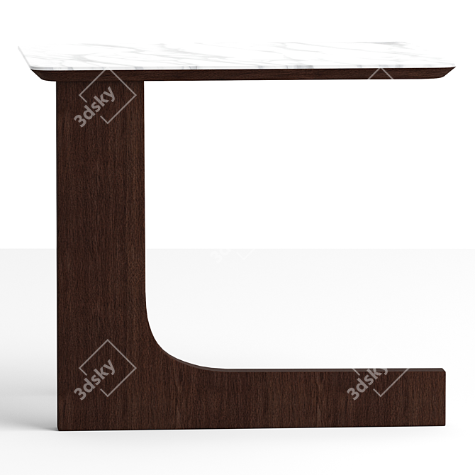 Natuzzi Winston Coffee Table: Sleek and Stylish Design 3D model image 3