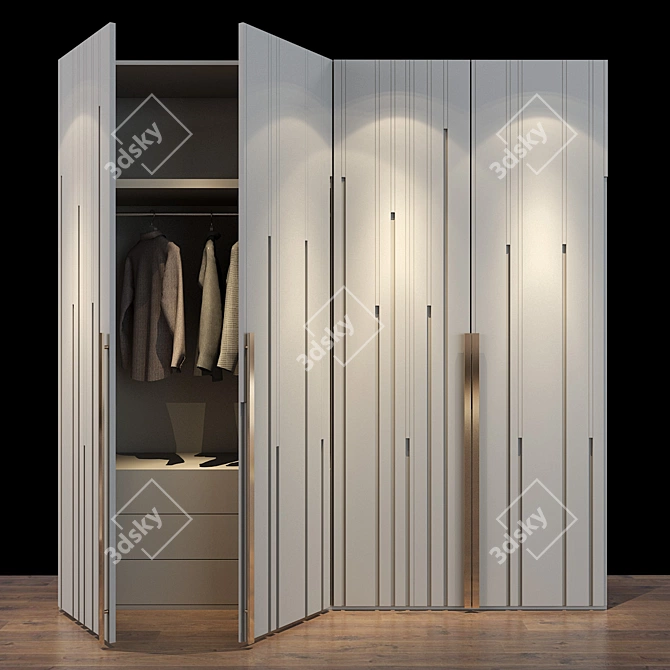 Elegant Storage Solution  3D model image 1