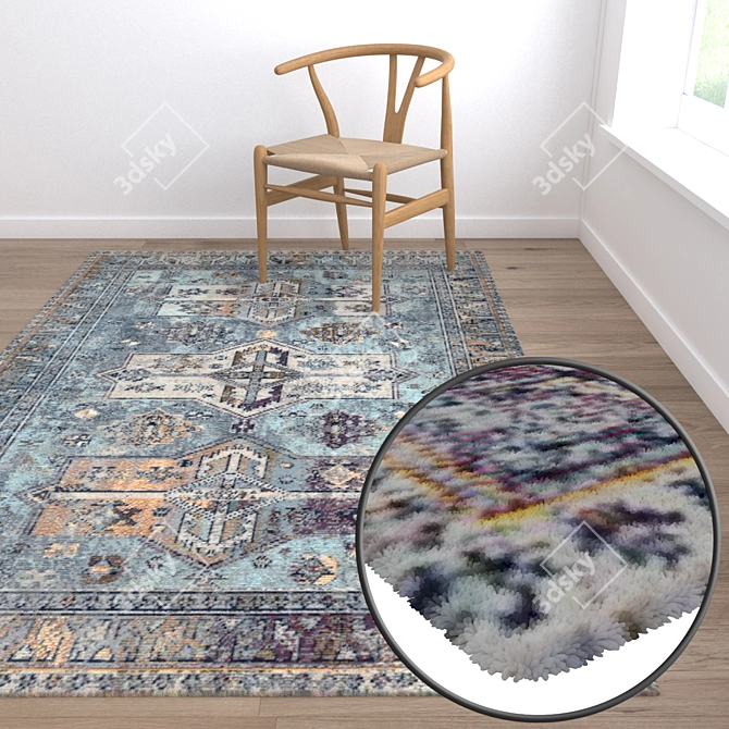 Luxury Carpet Set: High-Quality Carpets for Stunning Renders! 3D model image 5
