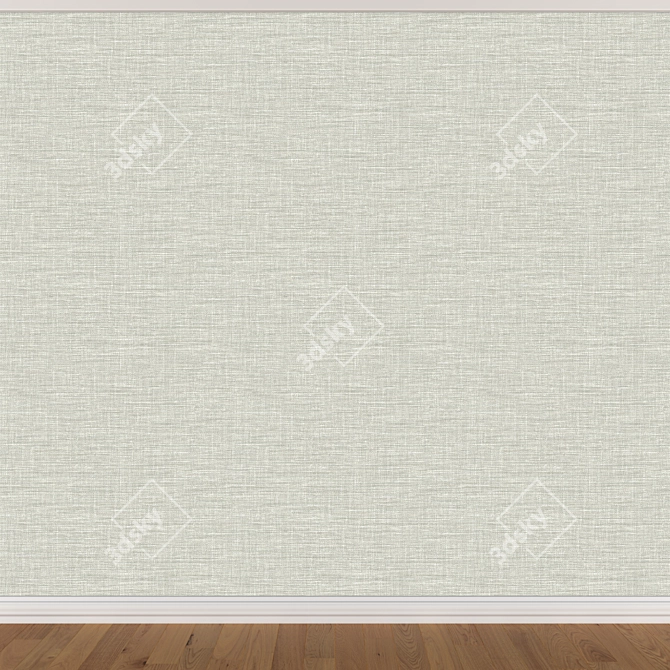 Seamless Wallpaper Set - 3 Colors 3D model image 3