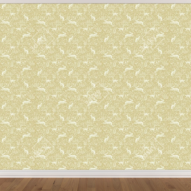 Seamless Wallpaper Set - 3 colors 3D model image 2