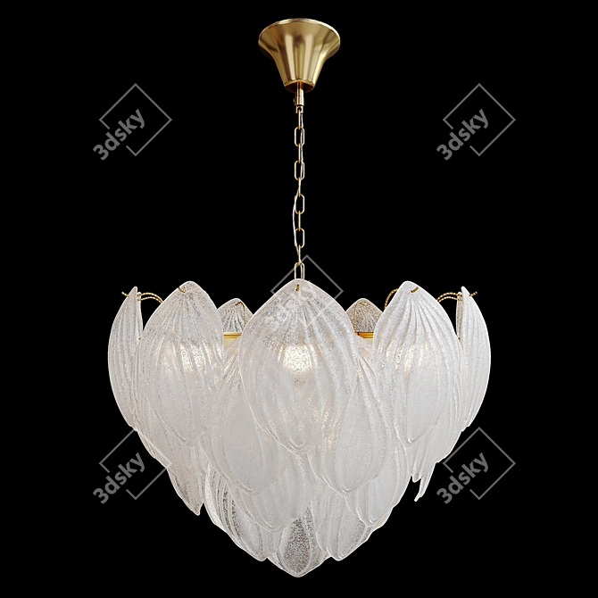 Garda Decor Swan Chandelier 3D model image 1